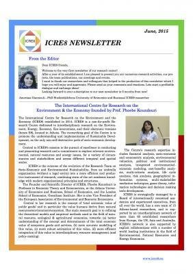 ICRE8 first newsletter